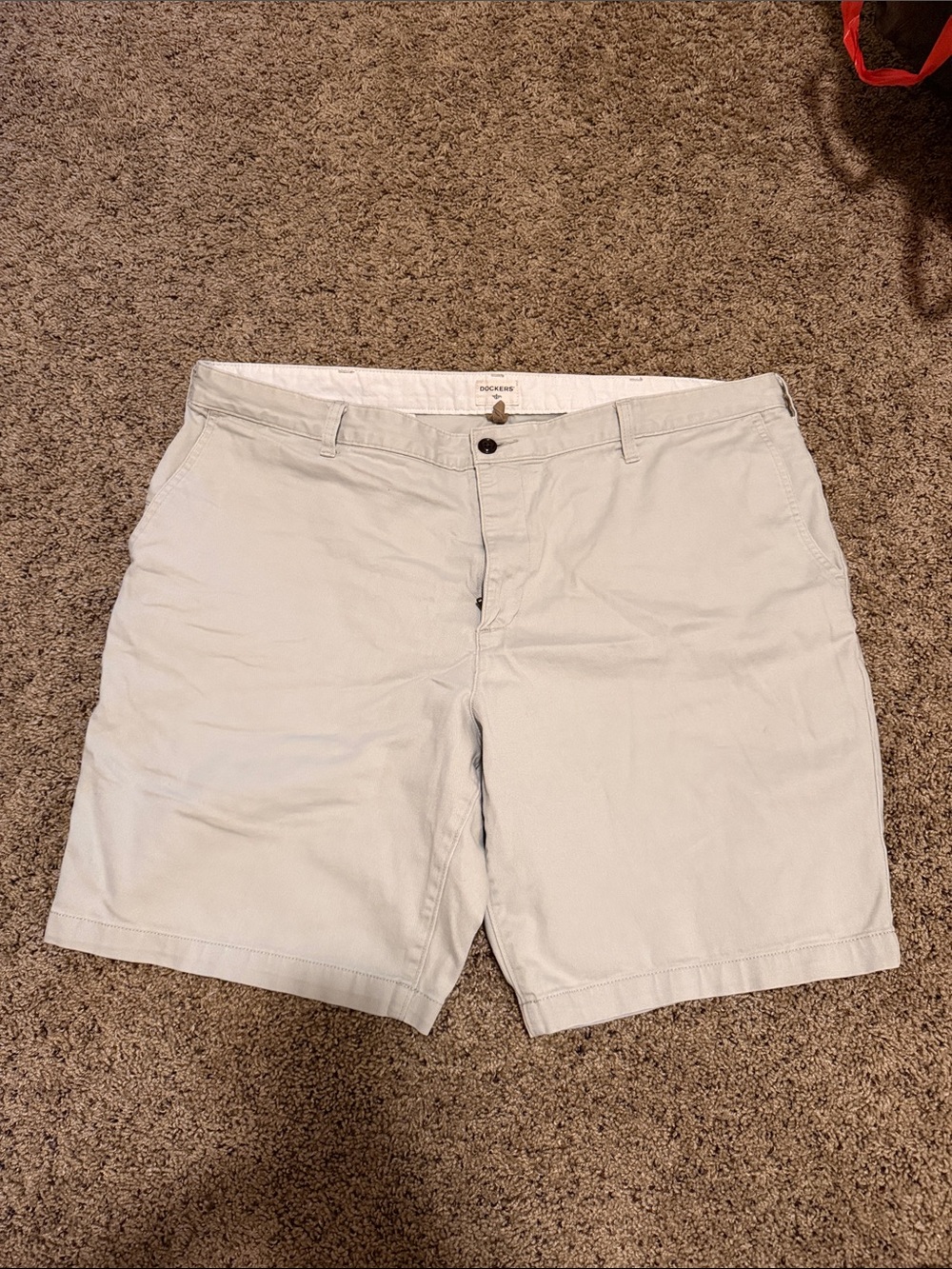 Dockers Men's Flat Front Shorts - Light Beige